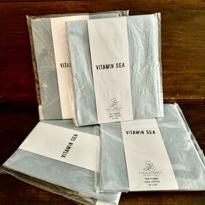 Vitamin Sea Tea Towels Light Blue (4)